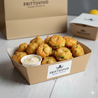 Frittelle gamberi e zucchine 10 pezzi