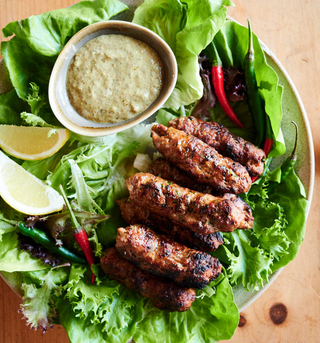Chicken seekh kebab