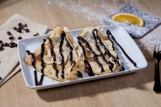 Clatite cu Nutella si banane