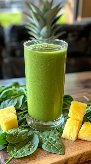 Ананас шпинат-банан (350мл)