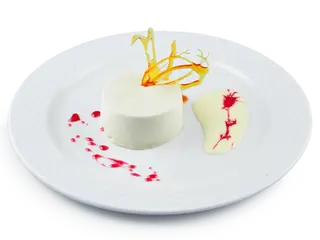 Panacotta cu fructe de padure