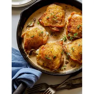 Crispy Mushroom Chicken Drumsticks