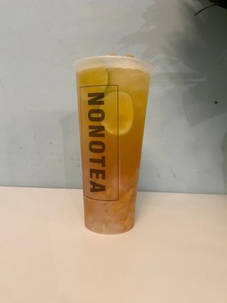 Oolong con pesca e limone