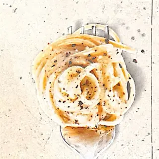 Spaghetti cacio e pepe 