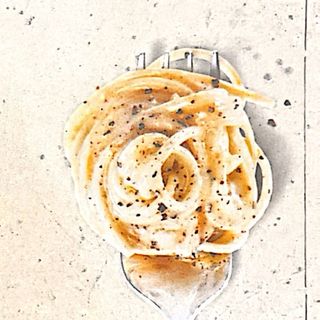 Spaghetti cacio e pepe 