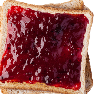 Tostada con mantequila y marmelada