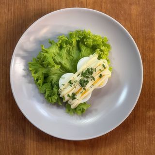 Jajko z majonezem i kopierkem