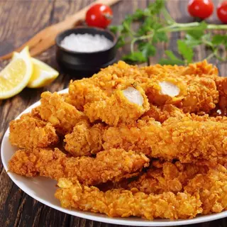 Chicken crispy +frite 