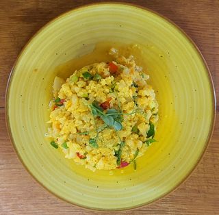 "Orez" din conopida cu legume - fara gluten, vegan / de post