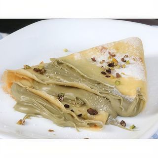 Crepes con pistacchio