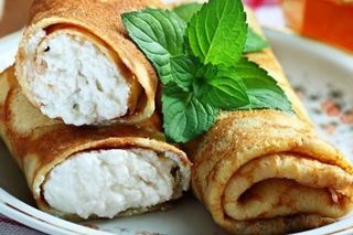 Млинці з сиром по домашньому (200 гр.)