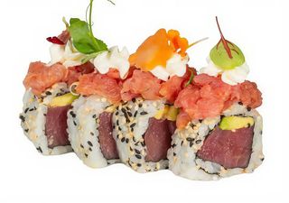 77. Ura spicy maguro 8 pezzi