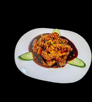 Coaste de porc dulci-acrișoare