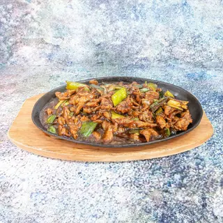 Ternera Salteada Con Puerros