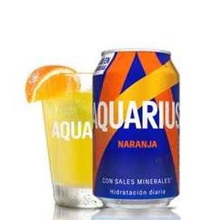Aquarius Naranja Lata 330ml