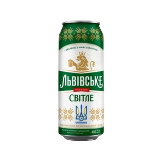 Пиво Львівське Світле ж/б 0,48л