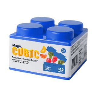 Ծամվող մարմելադ «Տրոպիկական մրգեր» “Magic Cubic” 