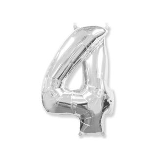 Balon Sur cu heliu cifra 4