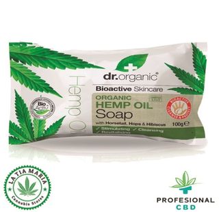 Pastilla de jabón de cáñamo 100 gr.