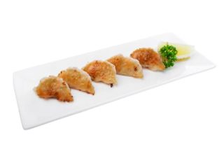 Пельмені ґьодза з креветкою