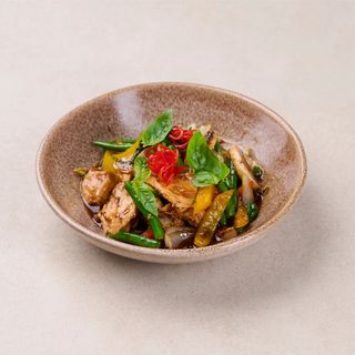 Wok Pad Kapao " Servis Avec Du Riz "