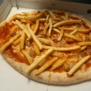 Pizza prosciutto cotto patatine