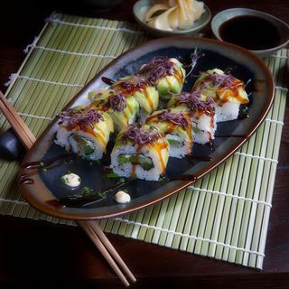 Uramaki Yasai Teriyaki Cream Roll (8 Pzs.)