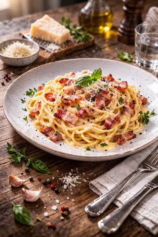 Spaghete Carbonara