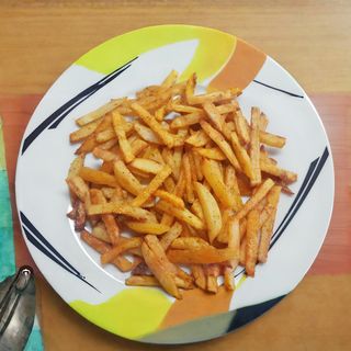 106. Пържени пресни картофи