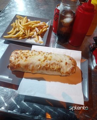 Menu durum Gratinado con todos 