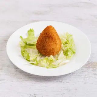 Arancino al prosciutto e mozzarella