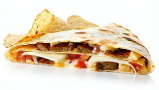 Piadina con salsiccia