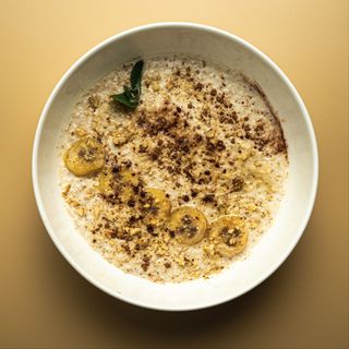 Овсяная каша с бананом