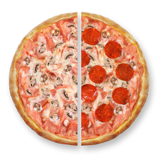 Pola pola - Capricciosa i Kulen pizza XL