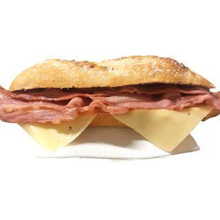 Bocadillo De Bacon Y Queso