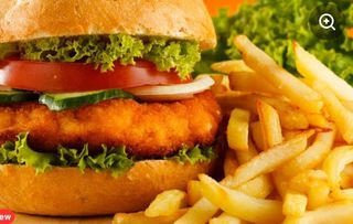 Menú Hamburguesa De Pollo