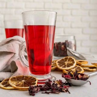 Hibiscus flowers juice