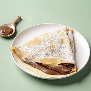 Clatita cu Nutella si crema de fistic