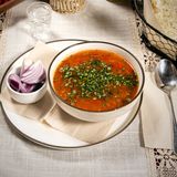 Borș de fasole cu afumătură