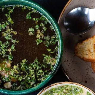 Mbuzi hot pepper soup - bowl