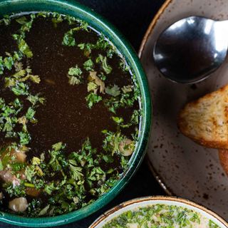 Mbuzi hot pepper soup - bowl