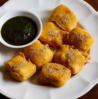 Pakora de Queijo Indiano