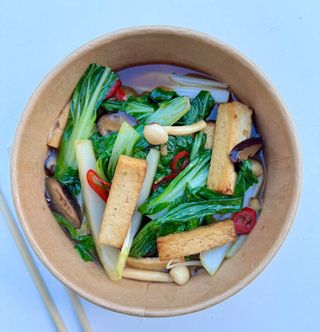 Pak choi tofu