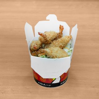 Massa Arroz Camarão Crispy