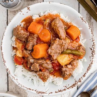 Beef Stew with Rice