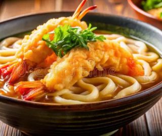 Shrimp Tempura Udon Soup