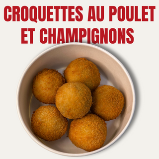 Croquettes au poulet et champignons x6
