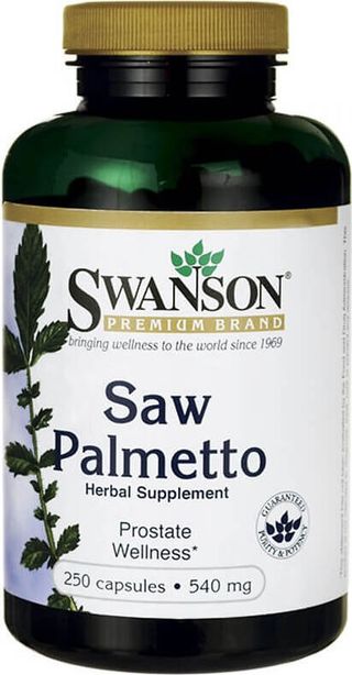 Palma sabałowa owoce Saw Palmetto 540mg 250 kapsułek SWANSON