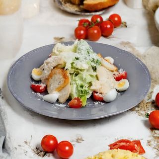 Салат "Цезарь" с креветками