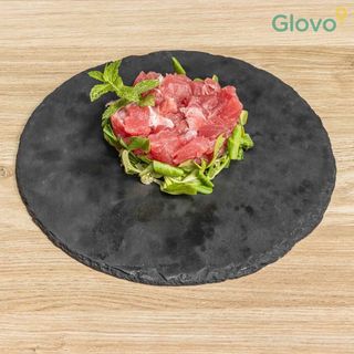 Tartare di tonno al profumo di gin tonic e menta 